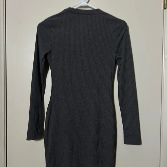 H&M Gray Dress with Silver Eyelets - Picture 2 of 2